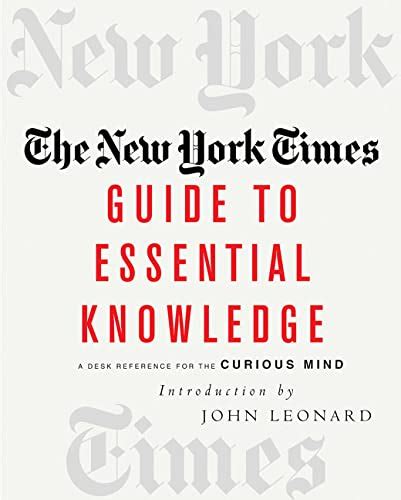 The new york times guide to essential knowledge 2nd ed a desk reference for the curious mind. - Ciencias sociales 2 - primer ciclo.